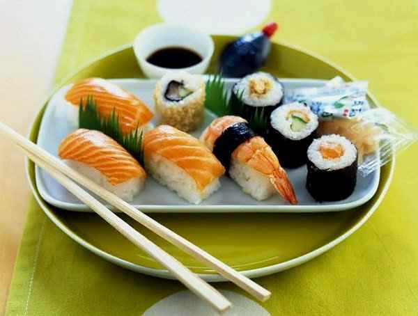 Contenu calórico des sushis et des rouleaux