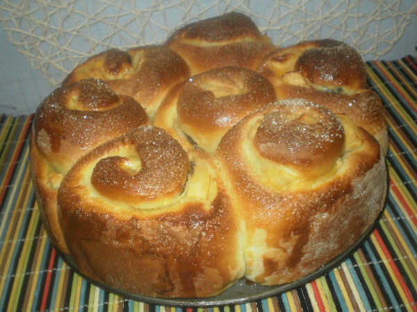 Gâteau avec triple remplissage et pommes