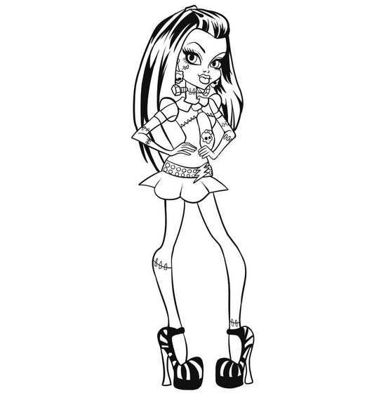 Comment dessiner Monster High dans les étapes au crayon