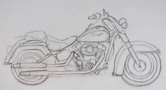 Comment dessiner une moto