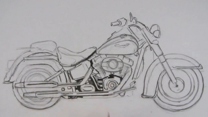 Comment dessiner une moto