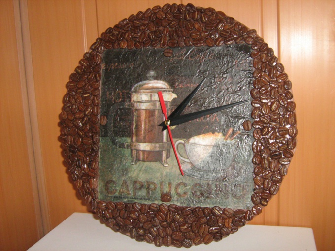 Comment faire une horloge à partir de grains de café