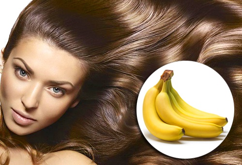 Masques pour cheveux avec bananes