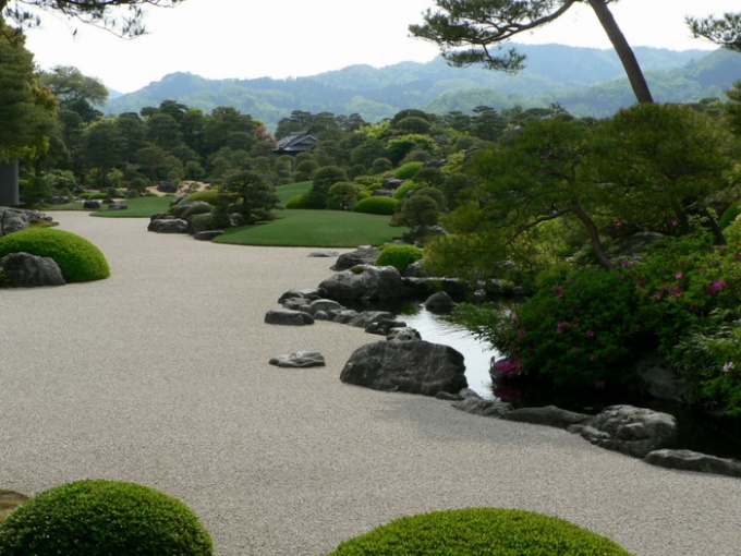 Jardin japonais avec leurs propres mains