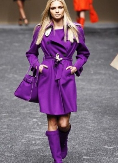 Manteau lilas