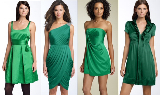 Robe verte: comment porter et qui va se vêtir