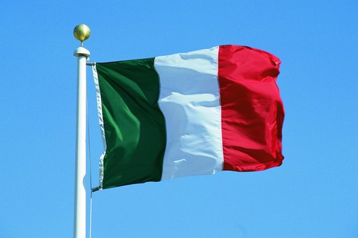 Histoire du drapeau italien