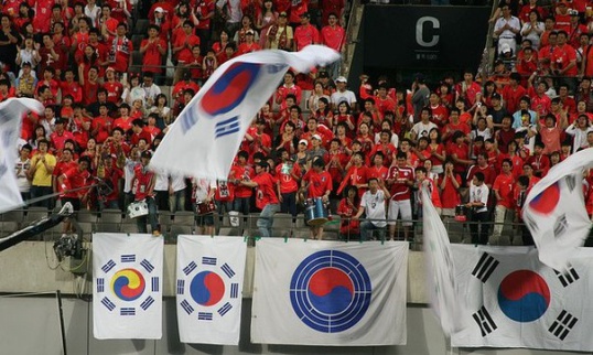 Alors que l'équipe sud-coréenne a joué à la Coupe du Monde 2014 au football